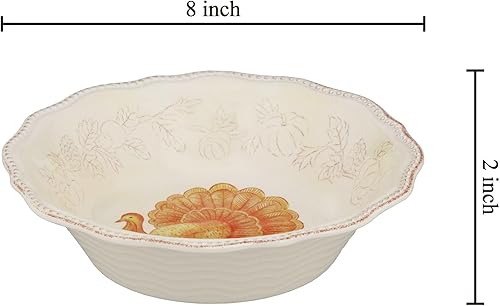 Miniatura 4 de UP ware - Juego de 6 cuencos redondos de melamina sin BPA aptos para lavavajillas, cuencos de cocina para pasta, arroz, sopa y ensalada, cuencos de