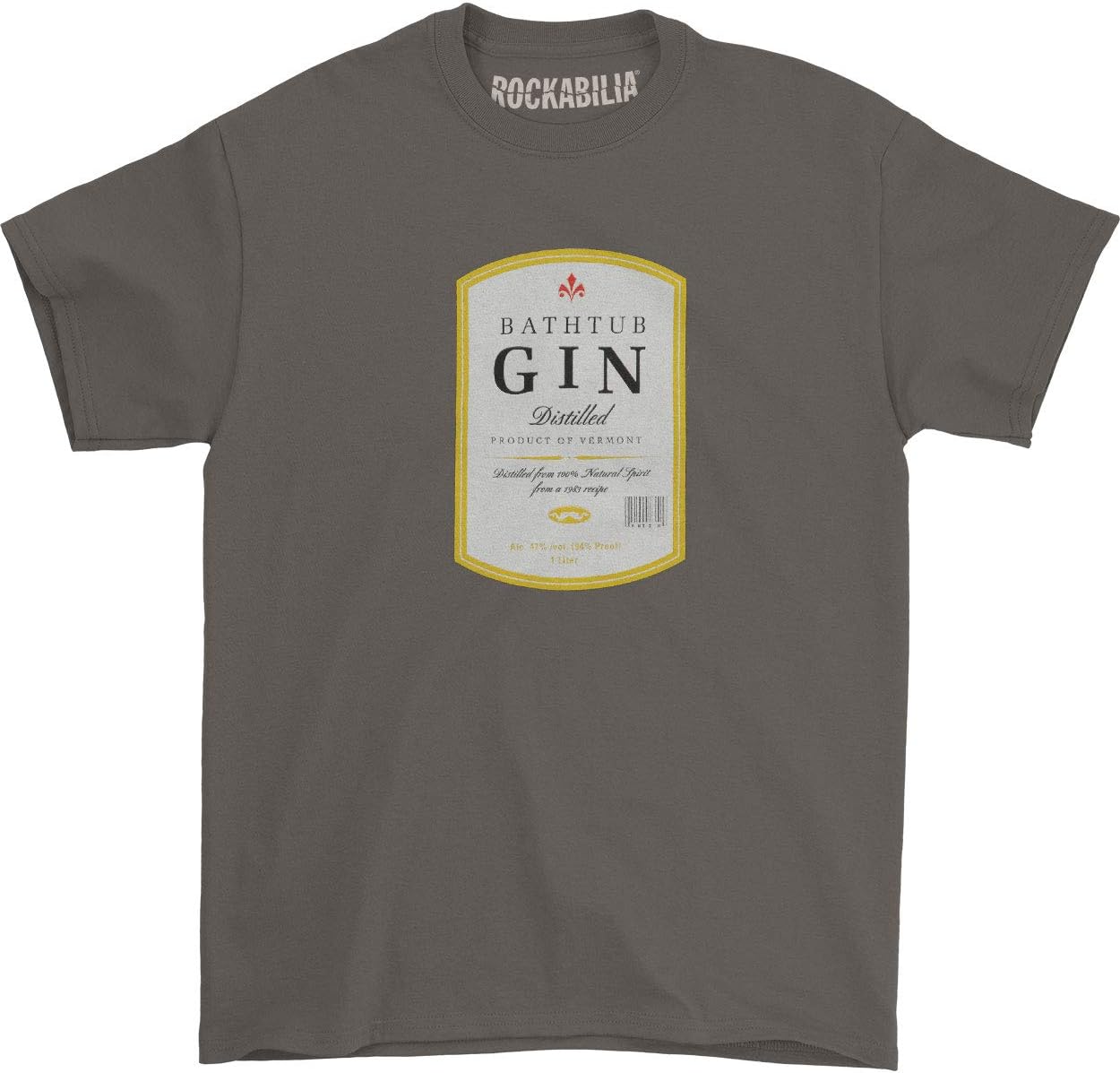 Phish - Mens Bathtub Gin T-Shirt Medium Grey