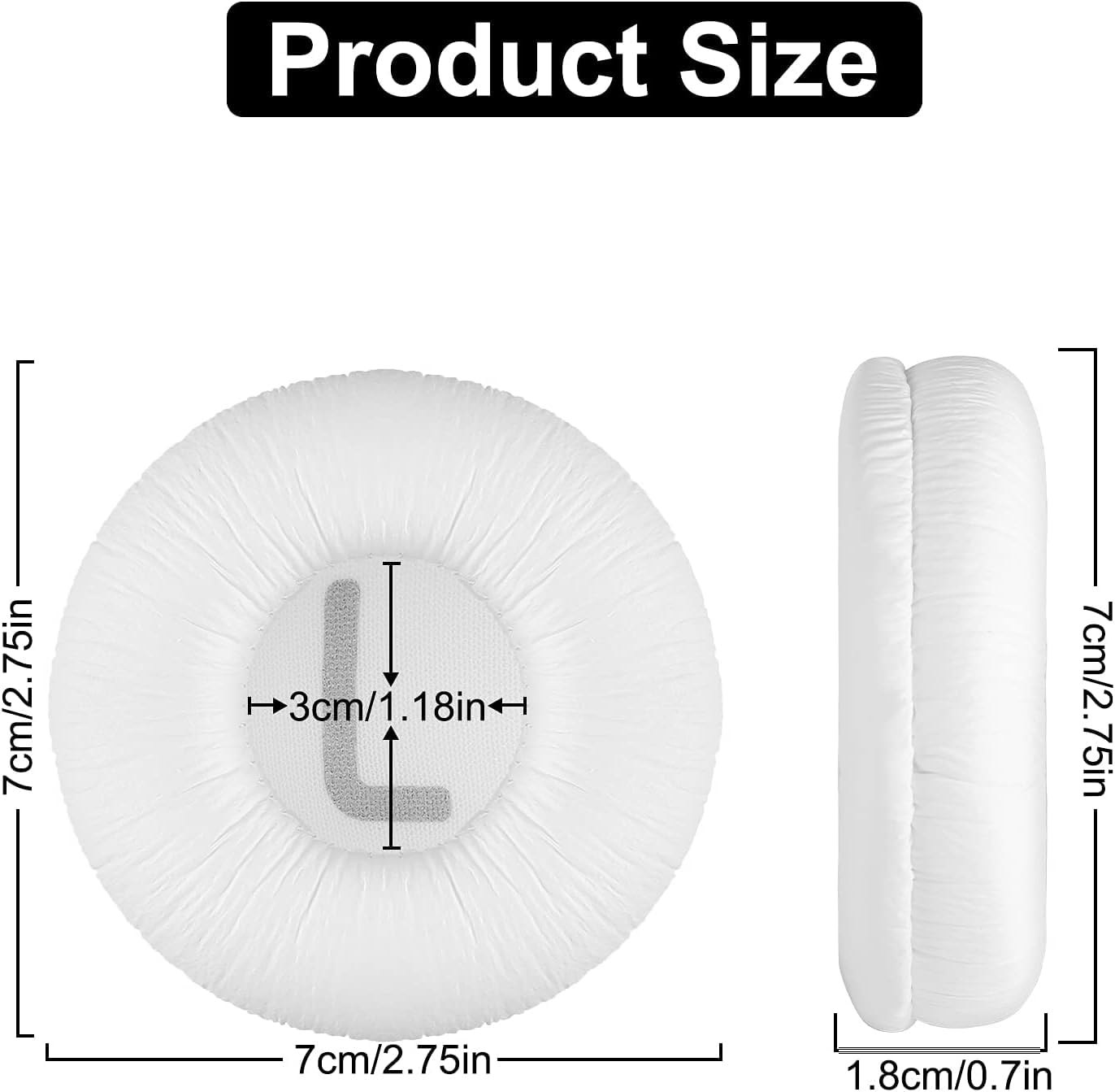 PESLNG Ohrpolster Für JBL Kopfhörer - Ersatz Ohrmuscheln Memory Schaum