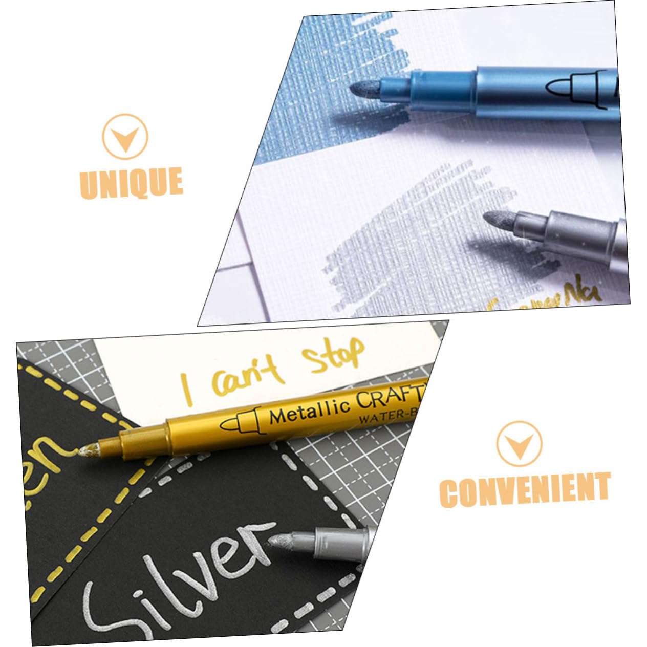 EXCEART 4 Ensembles Stylo En Métal Peinture Feu Stylo De Peinture Bricolage Marqueurs De Pour Le Bois s De Marqueurs De À Huile Nylon 12 Pièces * 4