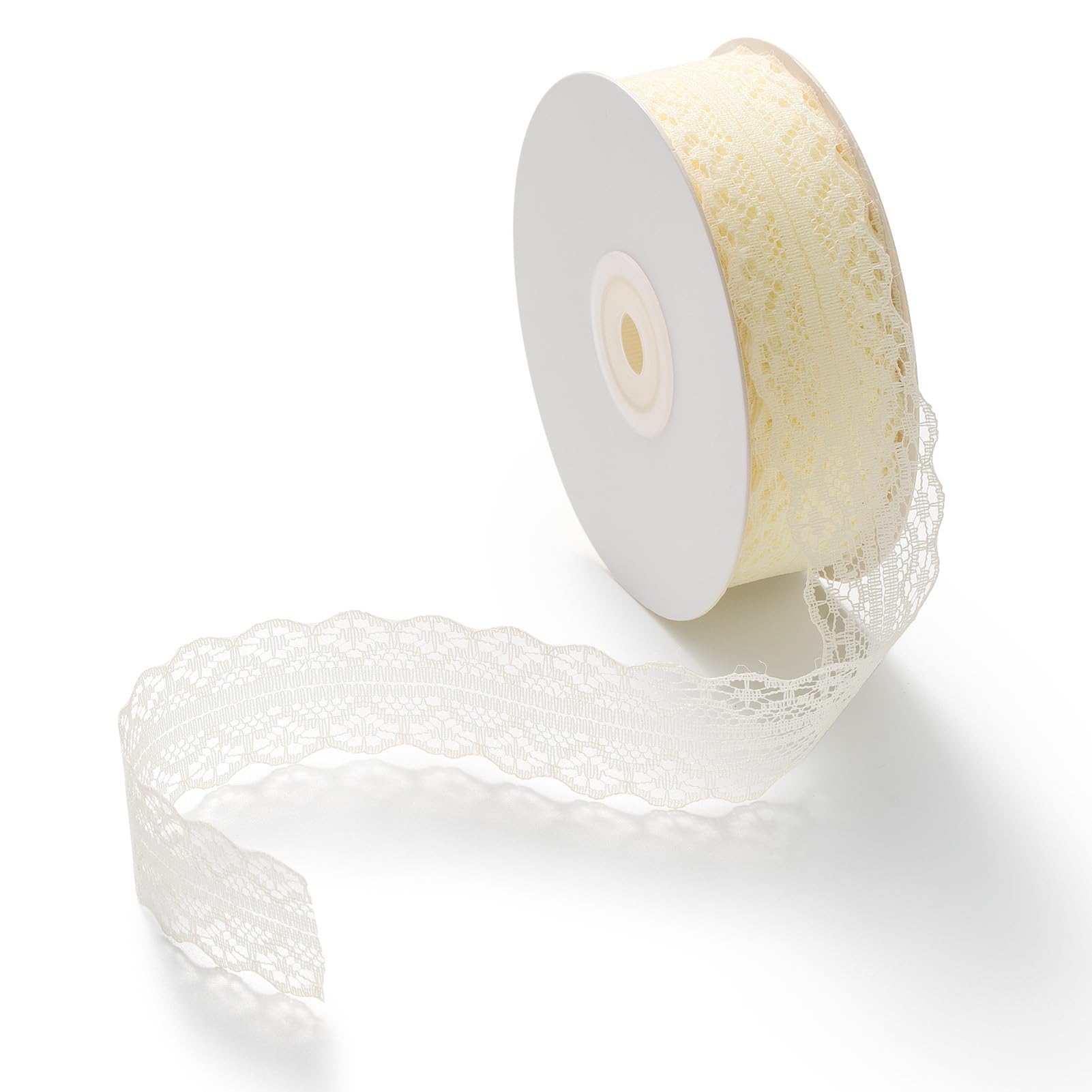 CHUQING Spitzenband Geschenkband Spitzenborte Zierband Spitze Schleifenband | Vintage Spitzenband als Geschenkband, Spitzenborte und Zierband, ideal zum Dekorieren und Schleifenbinden.