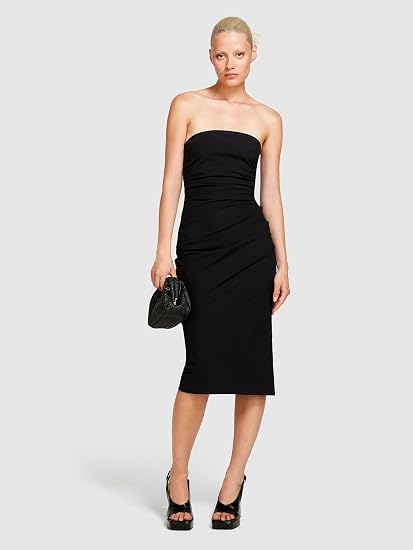 Coton Bio Robe Bustier Coton Viscose Clothing: Green B Sisley