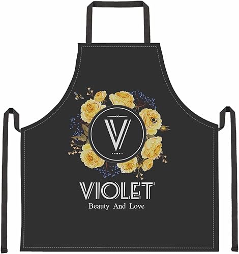Delantales de cocina personalizados con nombre, texto, impermeable, gran regalo para el hogar para hornear parrilla, unisex