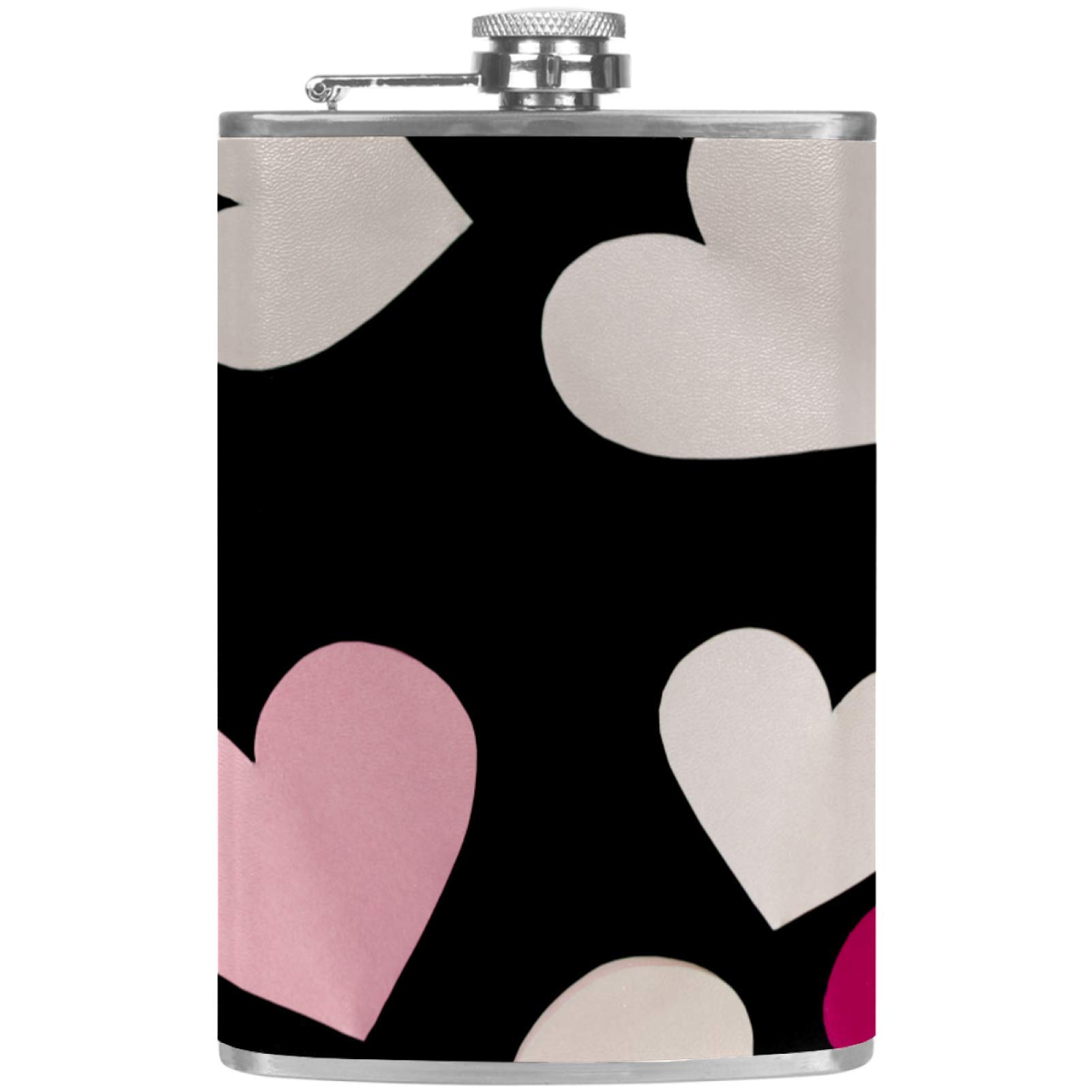 Flasque de poche anti-fuite pour camping avec entonnoir et motifs