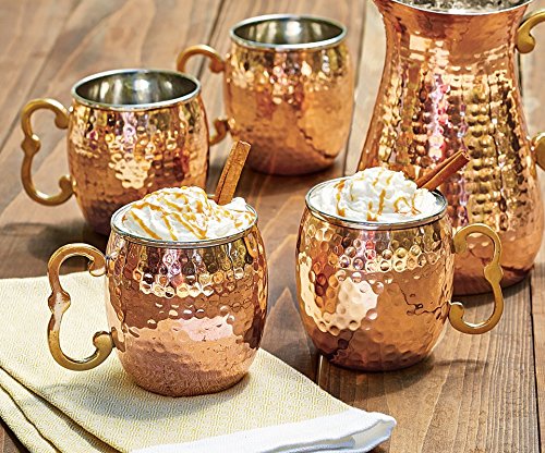 William Sheppee 16 Ounce Copper Moscow Mule Mug - Set Of 4 #TOP3
