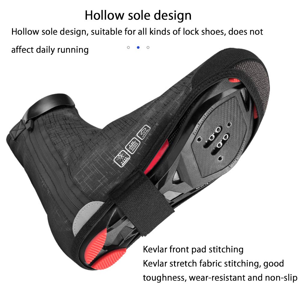 Cubrezapatillas de Ciclismo - Cubrezapatillas Impermeables Cubrezapatillas Overcoat Bicicleta de Carretera MTB para Deportes al Aire Libre Ciclismo Senderismo, Mujer Hombre Cubrezapatos