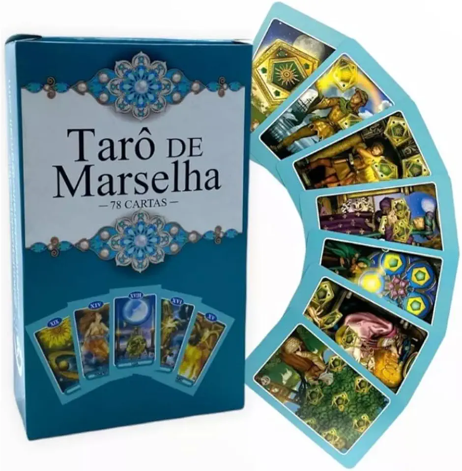 Tarot De Marselha Completo 78 Cartas + Manual - Tarô completo de Marselha