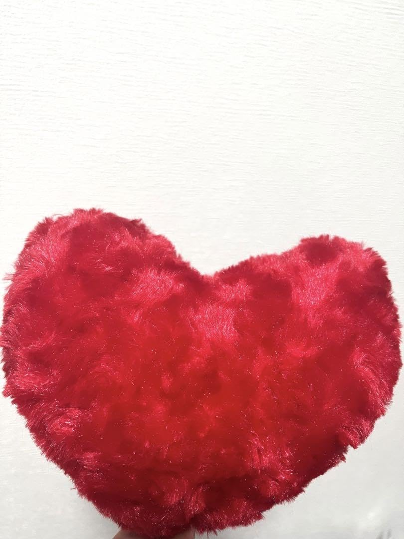 Amazon.co.jp: seriaくるくるミニクッションハート 赤 ローズ 撮影小物