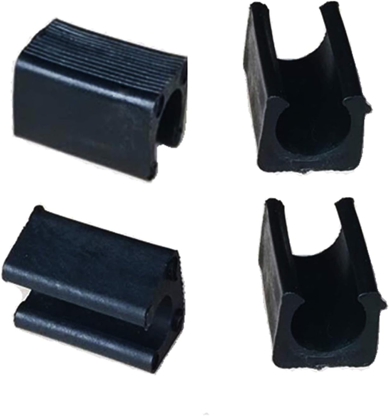Hairpin Leg Feet Protectors,Fit for 3/8" and 1/2"Hairpin Leg,Set of 4 (Black)