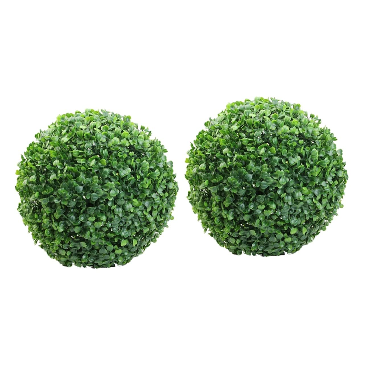 Cabilock 2piezas Bola De Topiario Artificial De Césped Colgante para Decoración De Bodas y para Interiores y Exteriores