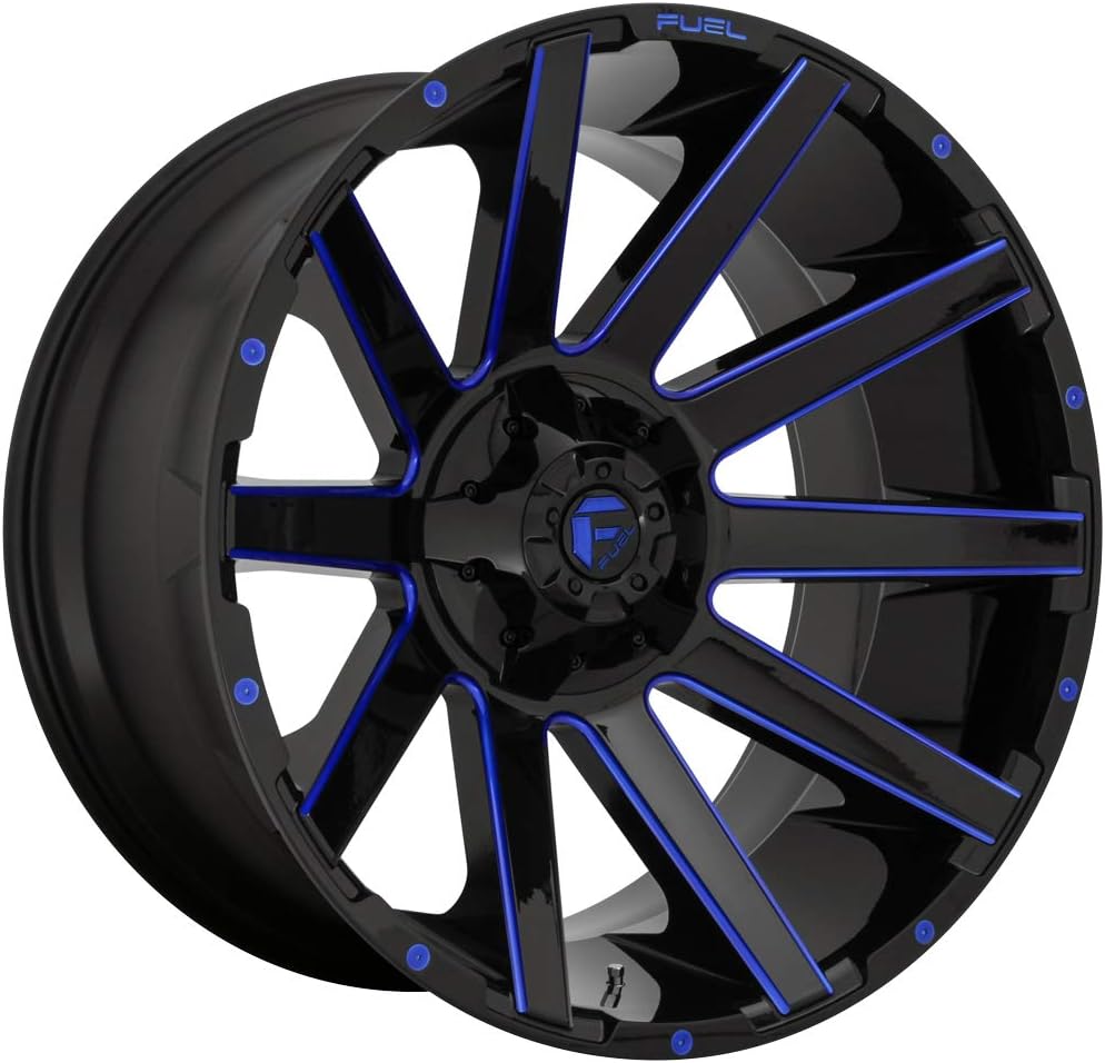 FUEL OFF-ROAD D644 CONTRA 20X9, 6X135/5.5, 5.79, 20mm GLOSS BLACK BLUE TINTED CLEAR - D64420909857