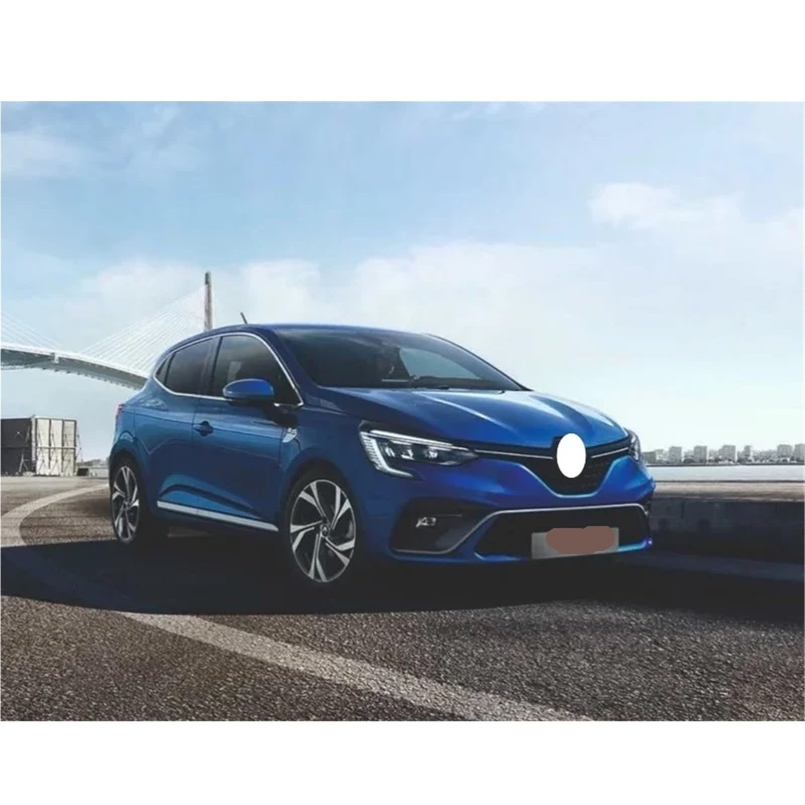 Compatibile for Renault Clio 5 2019 sostituzione lente faro for auto faro guscio copertura faro vetro faro(Right Hand Drive)