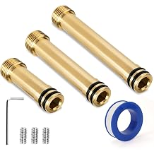 1247984,1247985,1247986 Extender To Mount The Shower Elbow Supply Adapter to The Shower Wall, Compatible With K-98350 Awaken Wall Supply Elbow, Brass