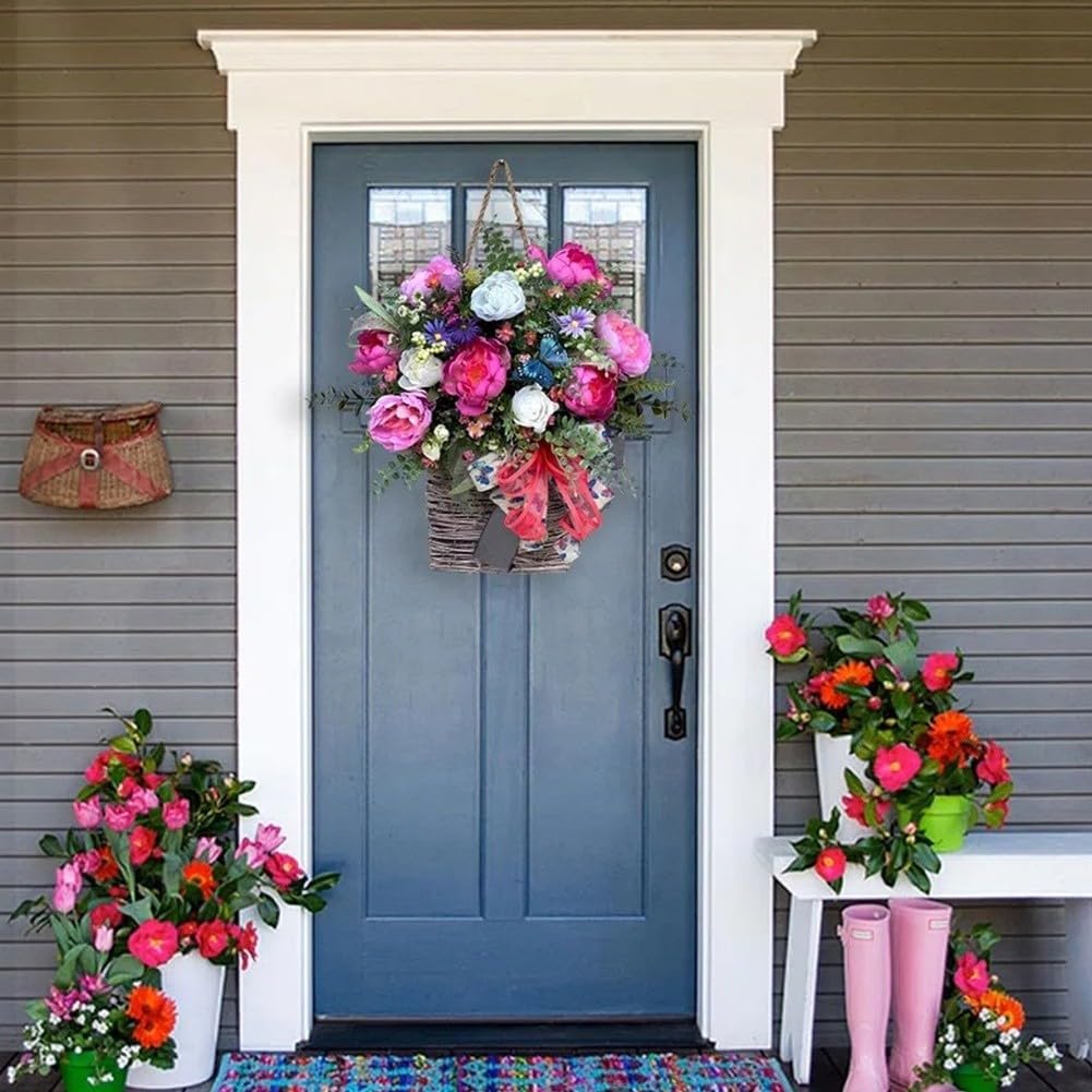 Cesto Fiori Pendente PVC 40x30cm Esterno