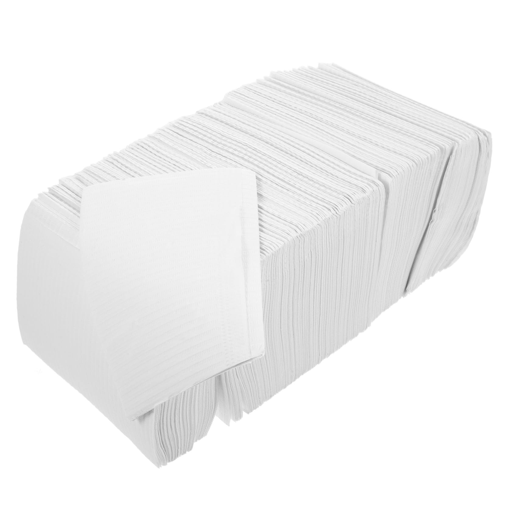 Pulpe Blanche Nappe en Papier 125 Pièces pour Manucure