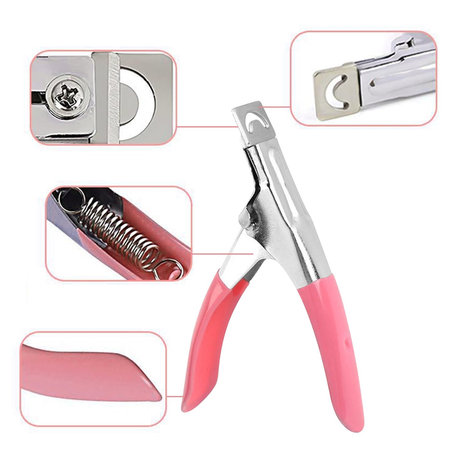 2 Stücke Tragbarer Nagelschneidelemente, Nagel -Trimmwerkzeuge, Diy -Nagel -Accessoires, Edelstahl -Nagelschneider.
