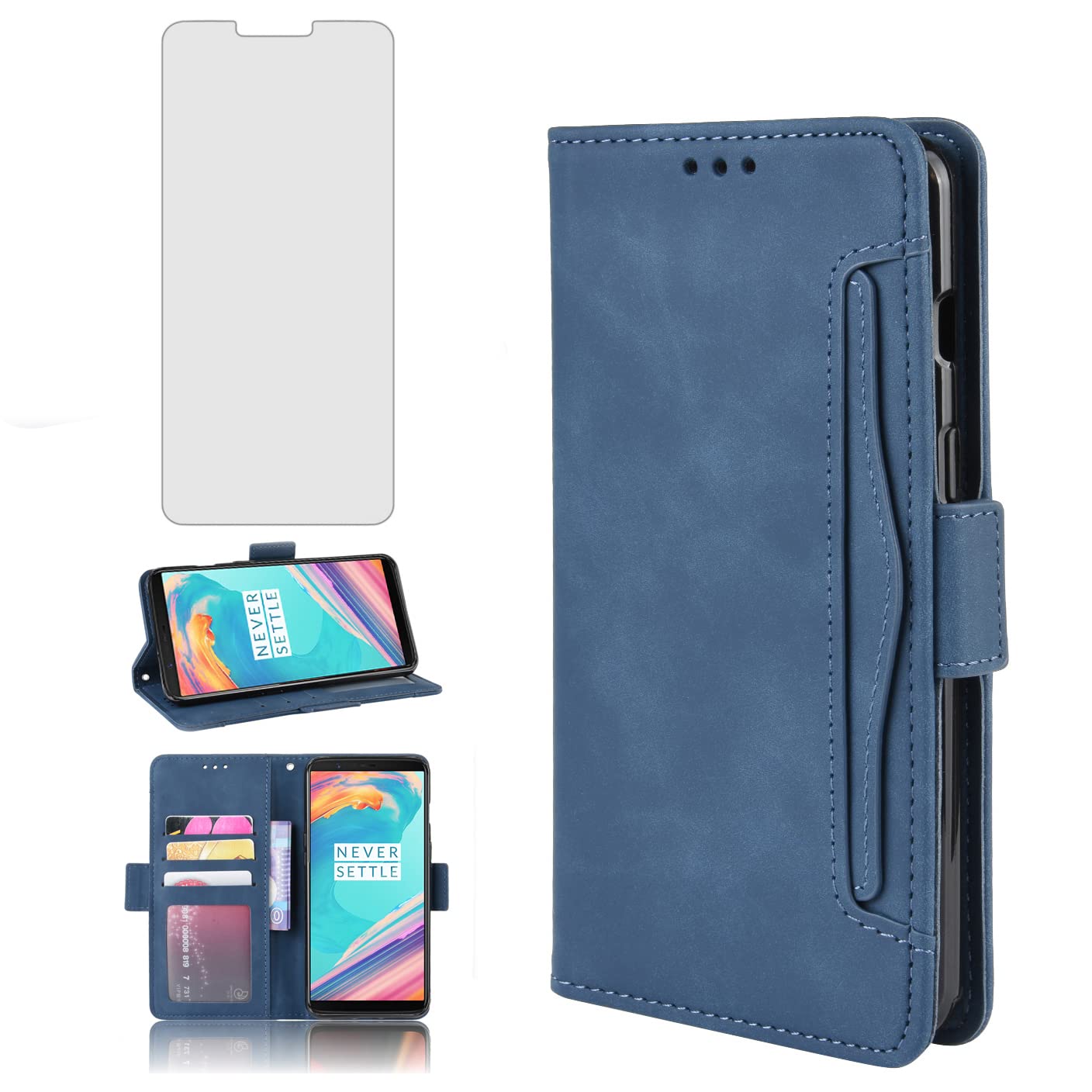 Vaitasy Custodia per Huawei P30 Lite Pelle PU Cerniera Custodia a Portafoglio per Huawei P30 Lite Custodia con Magnetica Flip Stand Case Cover Viola