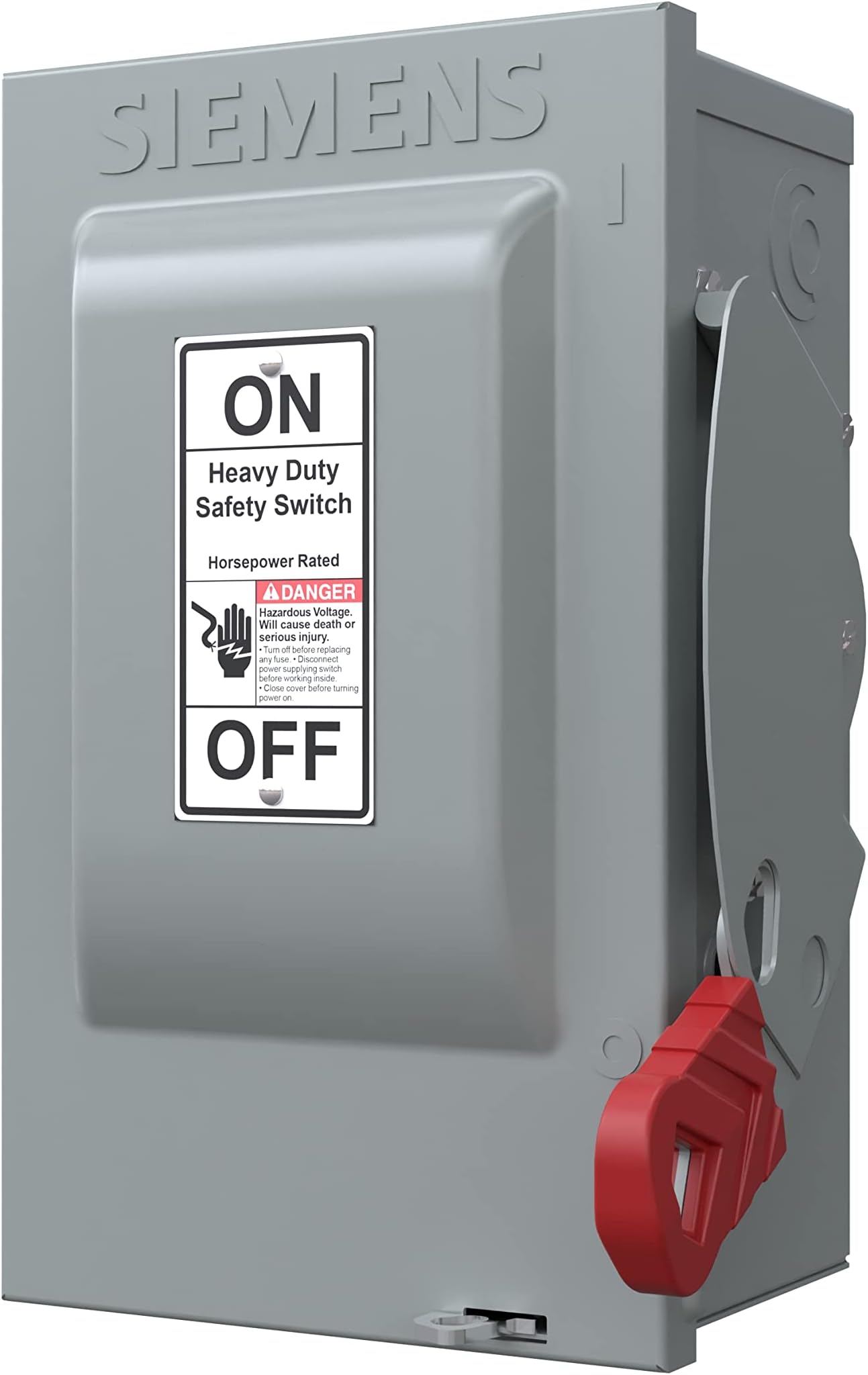 HNF361 30-Amp 3 Pole 600-volt 3 Wire Non-Fused Heavy Duty Safety Switches