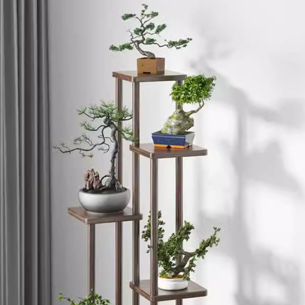 Tiered Plant Stand Indoor Solid Wood Multi-layer Plant Stand For Flower Pot Rack For Home Living Room Floor-standing Storage Rack Outdoor Plant Stands For Patio