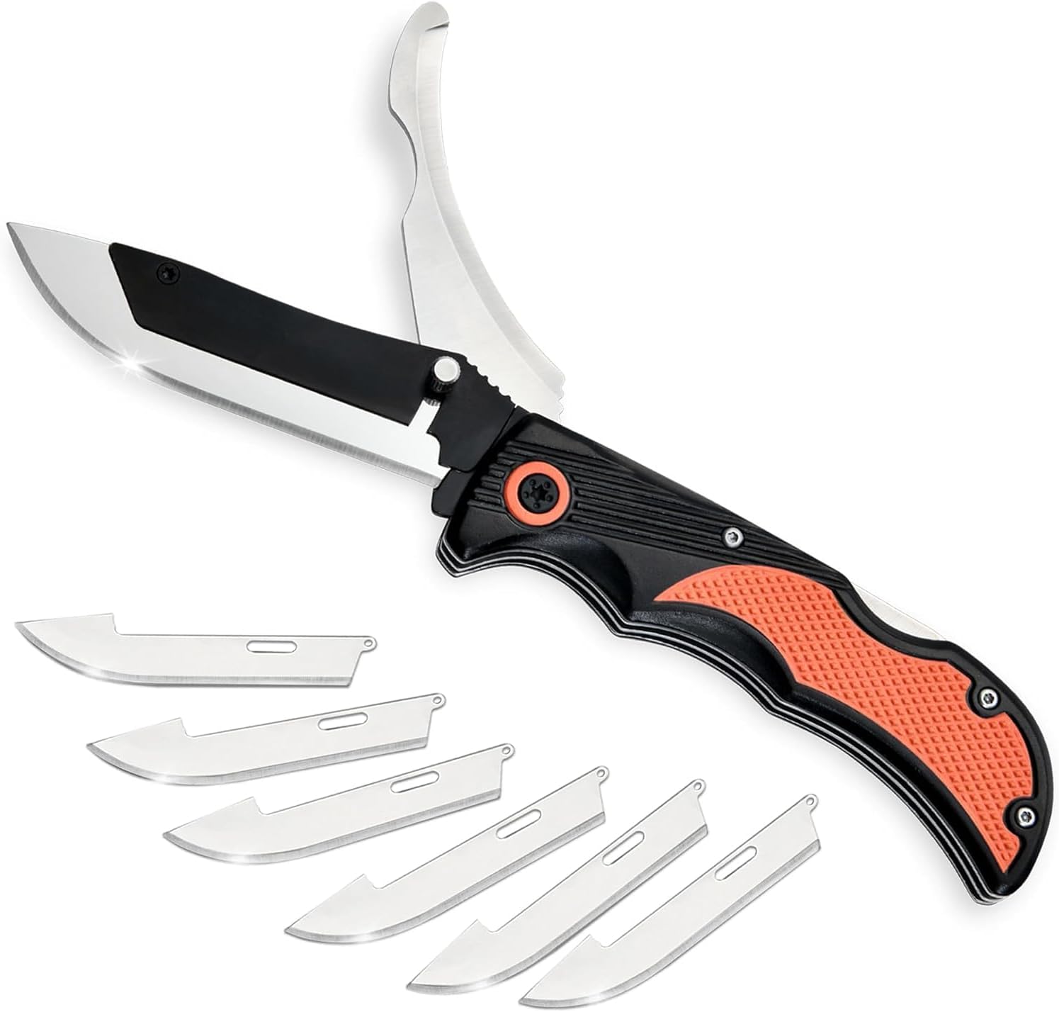 Lancergear Double Blade Hunting Knife, Pocket Folding