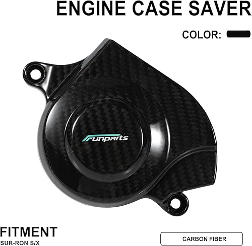 Miniatura 2 de Sur Ron - Cubierta de motor de fibra de carbono para motocicleta Surron Sur Ron Light Bee X/S/L1E Segway X260 X160