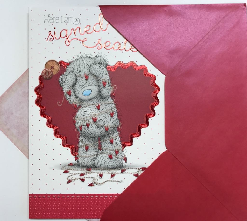 Me To You Valentinstag-Karte Mit Tatty Teddy Bär – Süße Karte Zum Sagen 'Sei Mein Valentinstag'