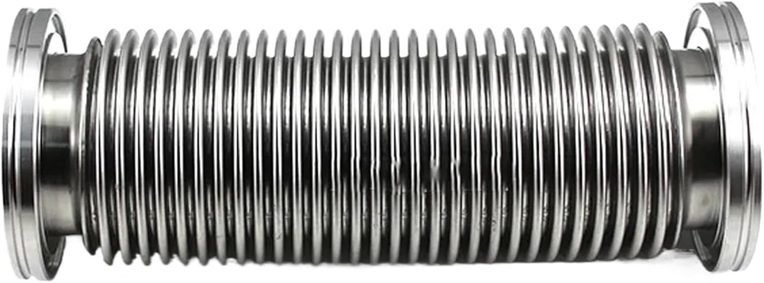 ISO63 ISO80 ISO100 ISO160 100-500mm Length SUS304 Stainless Steel Sanitary Vacuum Bellow Hose Flexible Tube Fitting(ISO63-100mm)