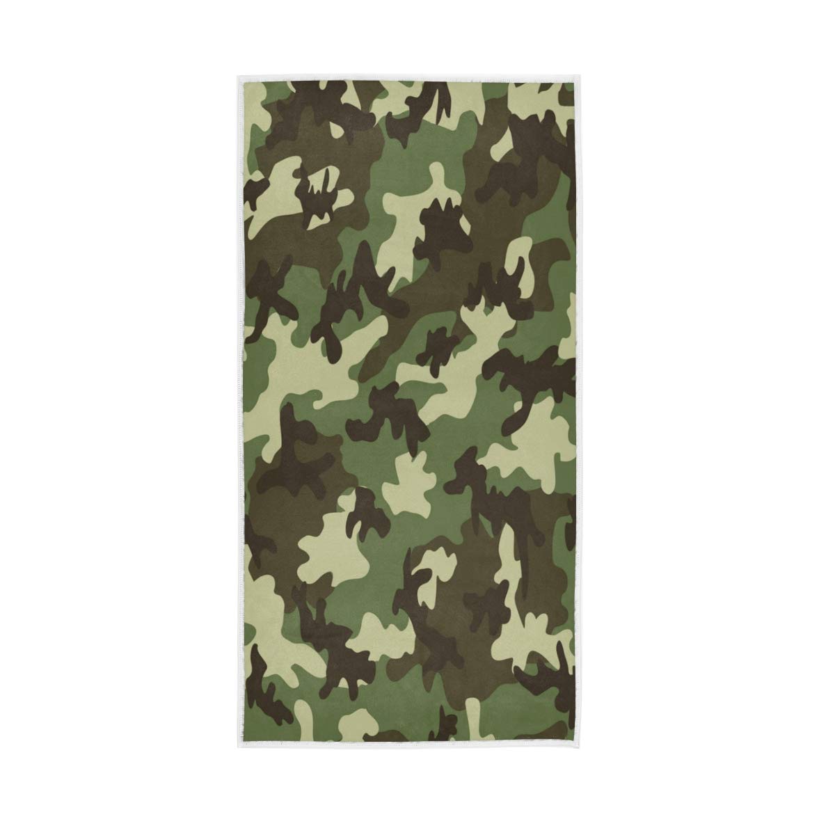 MNSRUU Handtuch Im Militär-Design – 76 X 38 Cm, Weiche Mikrofaser, Für Sport & Bad