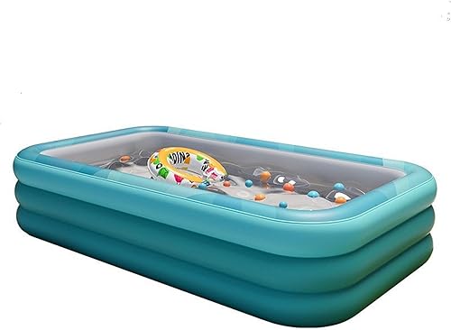 Piscina inflable para patio trasero, piscinas inflables para adultos y niños, piscina plegable para la familia, fácil de instalar para fiestas