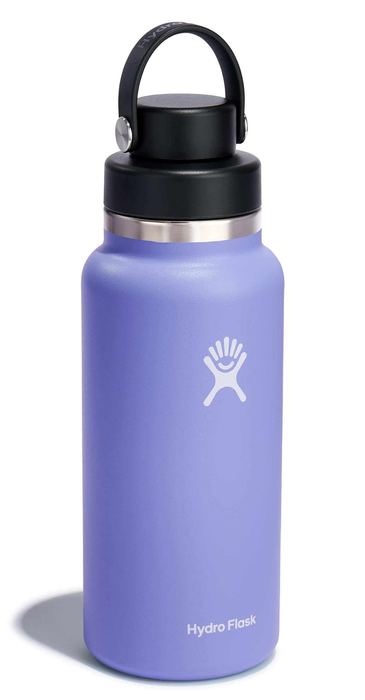Hydro Flask Wasserflasche – Isolierter Edelstahl – breiter Trinkdeckel mit breiter Öffnung, auslaufsicher, 900 ml, Lupine Purple