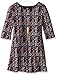 Amy Byer Big Girls' 3/4 Sleeve Print Shift Dress