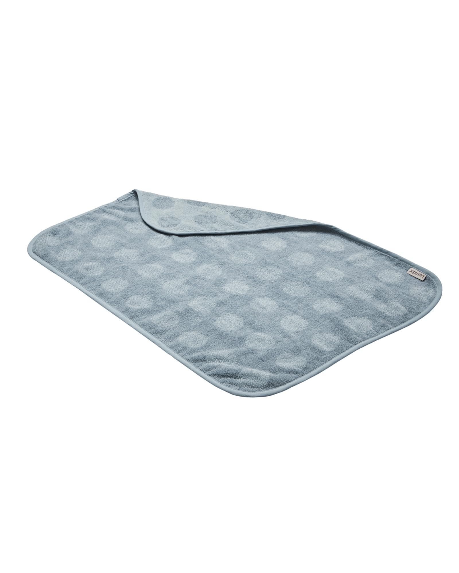 Leander Topper für Wickelauflage Blau - 100% Bio Baumwollfrottee - Ultraweich - Ideal für die Matty Wickelunterlage - Wärmt & Trocknet