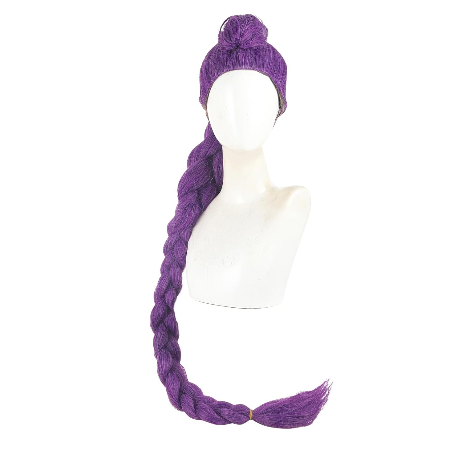 Anime Hunters Costume Cosplay Wig, Purple Braid Wig for Girls Halloween Cosplay Wig