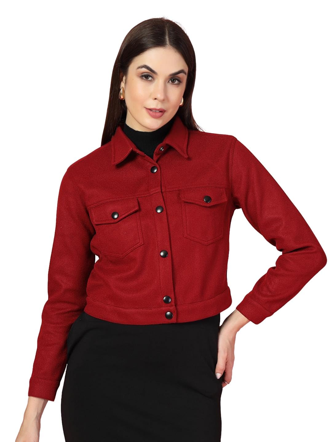 chkokko Women's Corduroy Long length Jacket-picture-14