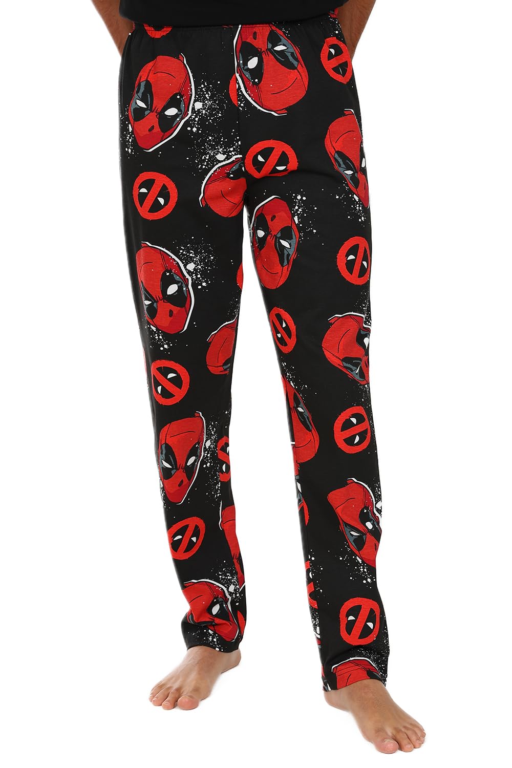 Marvel Mens Deadpool Lounge Pants Cotton Pyjama Bottoms (X-Large)