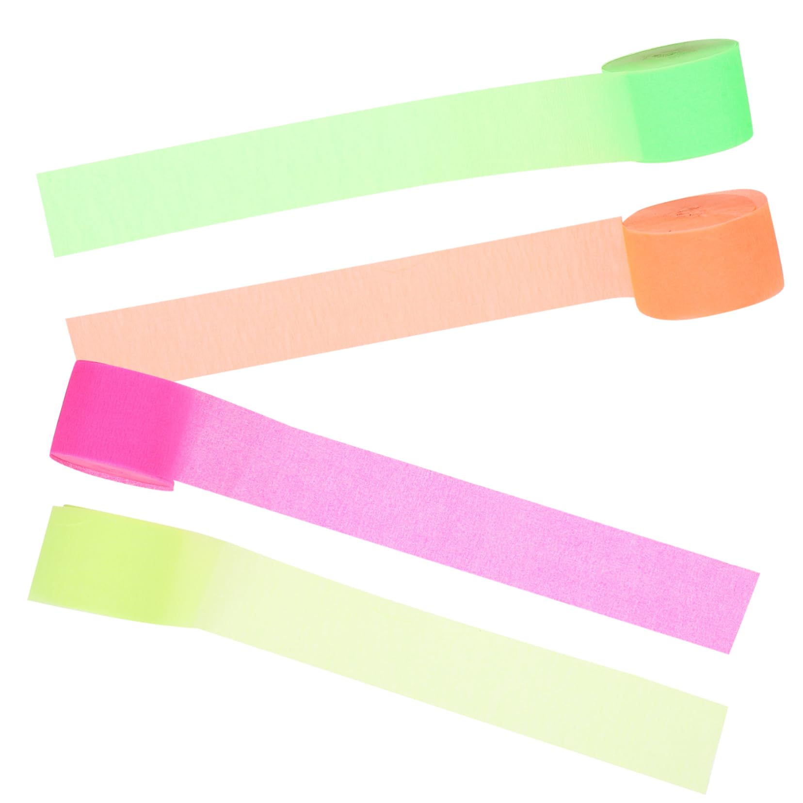 TOYANDONA 32rolki Rolek Kolorowych Papierowych Serpentyn Przyjęcia Dekoracyjne Serpentyny Wesele Urodziny i Inne Okazje Różnych Kolorach Fluorescencyjny Fluorescencyjny Ciemny Róż
