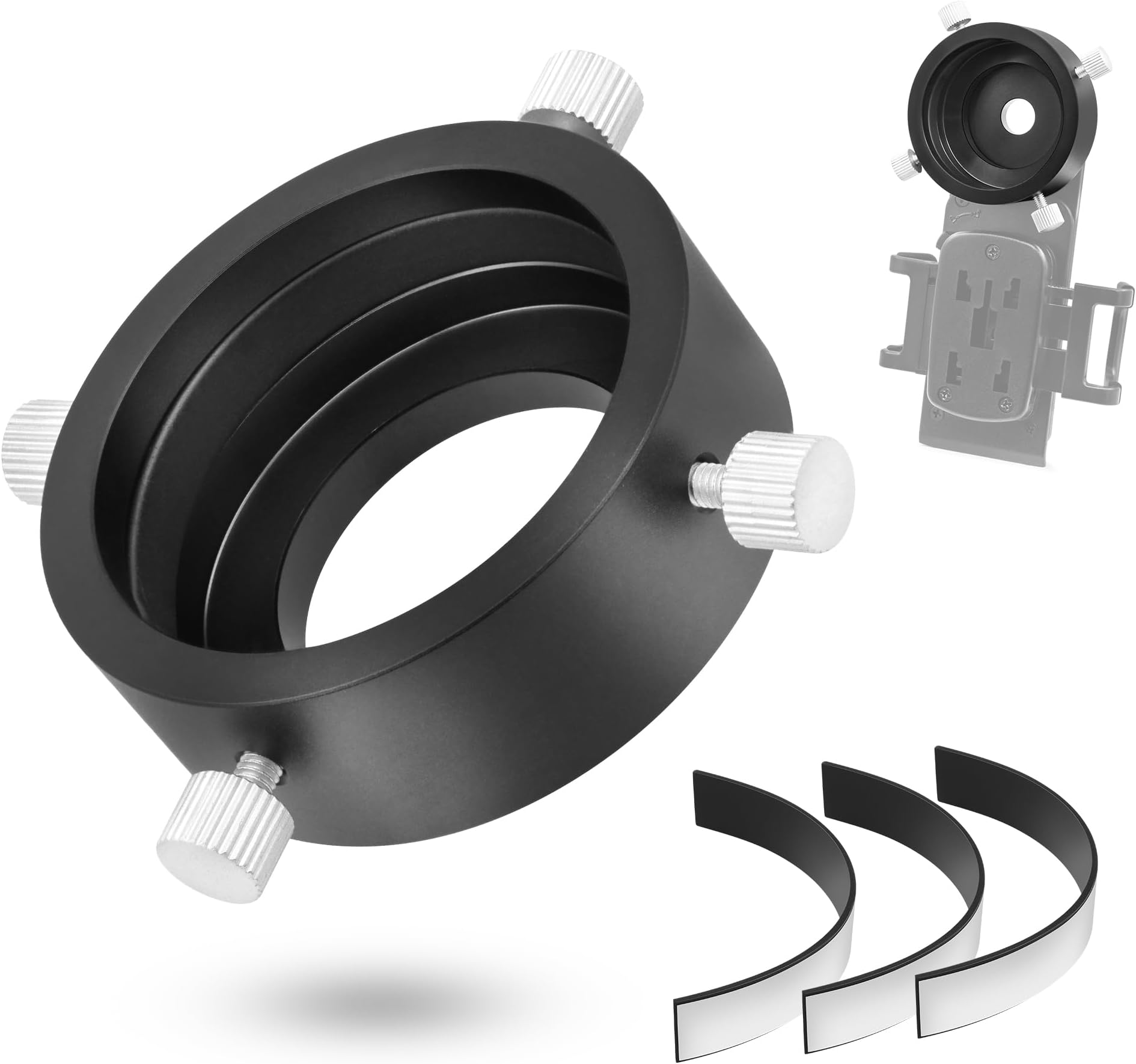 Astromania Universal T2 Camera Photo Adapter for Telescope and Spotting Scope - eyepieces Adaptor 36-42mm - Attach Your Camera or Smartphone to Suitable eyepieces