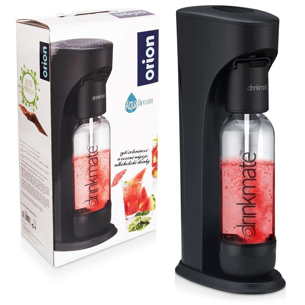 AquaDream Machine à gazéifier pour gazéifier l'eau gazeuse pour eau Noir