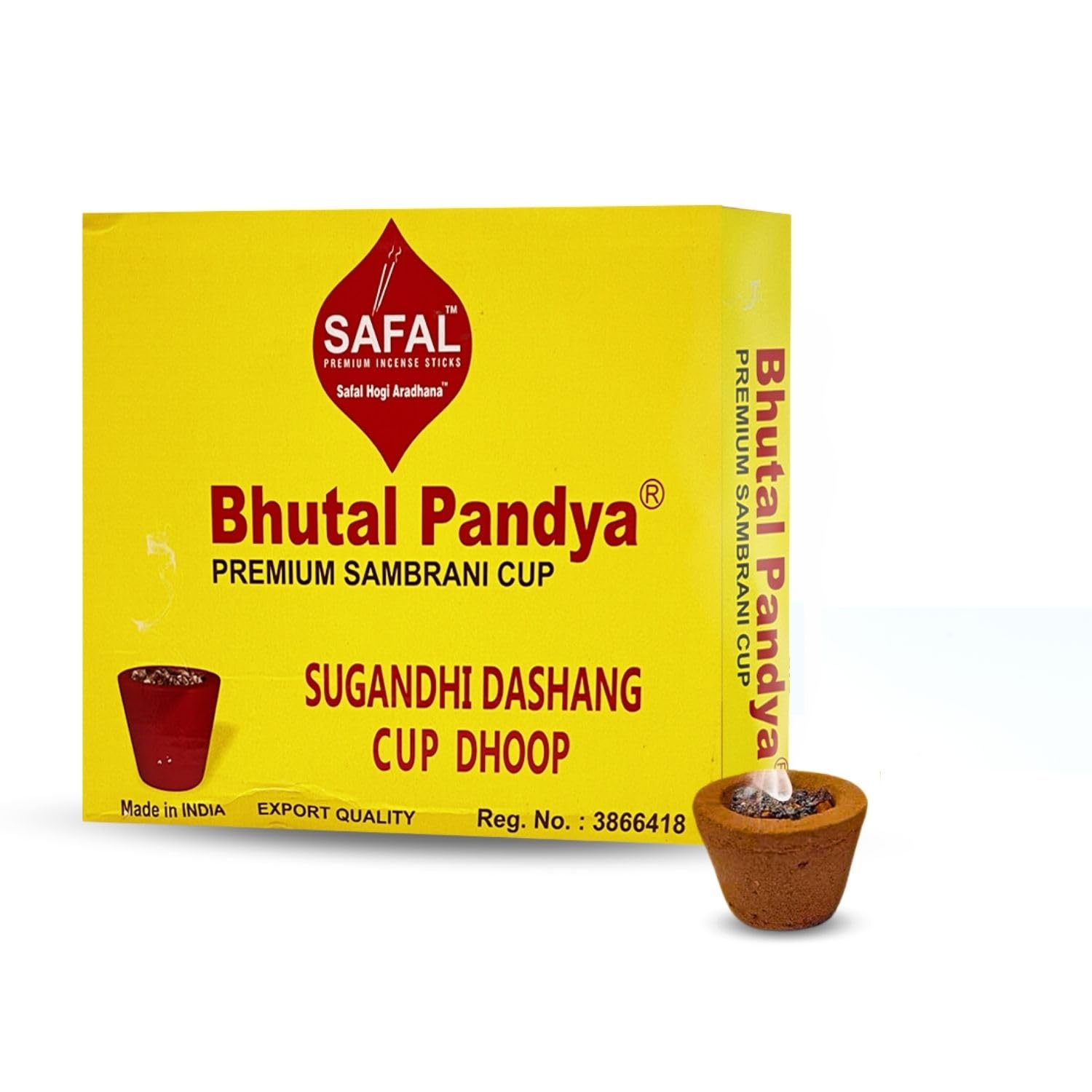 safal Cup Dhoop | Cup Dhoop for Puja | Pack of 3 | 36 Dhoop Cups | Sugandhi Dashang Cup Dhoop | Cup Dhoop Sambrani | Long-Lasting Aroma for Pooja | Each Pack Contains 12 Cups (12x3=36 Cups)-picture-11
