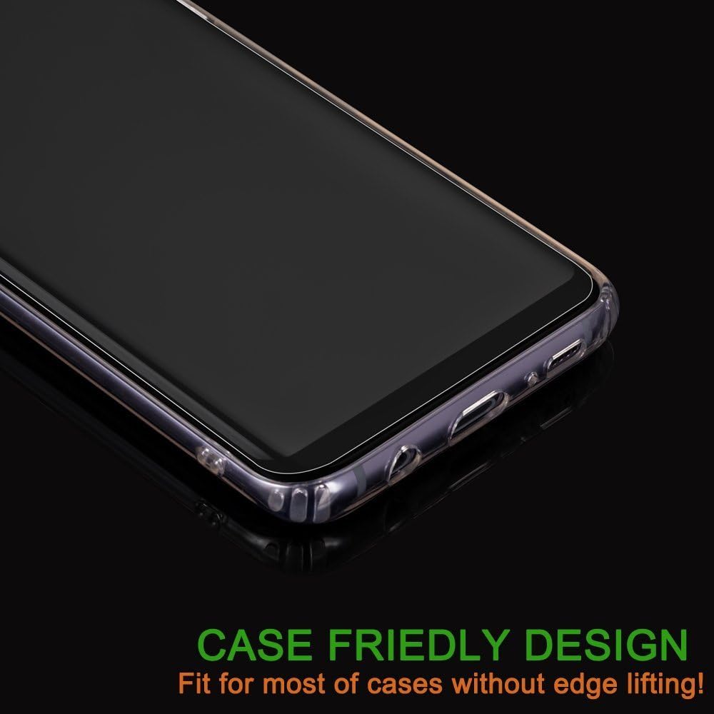 Galaxy S8 Plus Screen Protector,Galaxy S8 Plus Tempered Glass,Galaxy S8+[Full Screen Coverage][Anti-Bubble][Anti-Scratch] Flipcase Glass Screen Protector for Samsung Galaxy S8 Plus