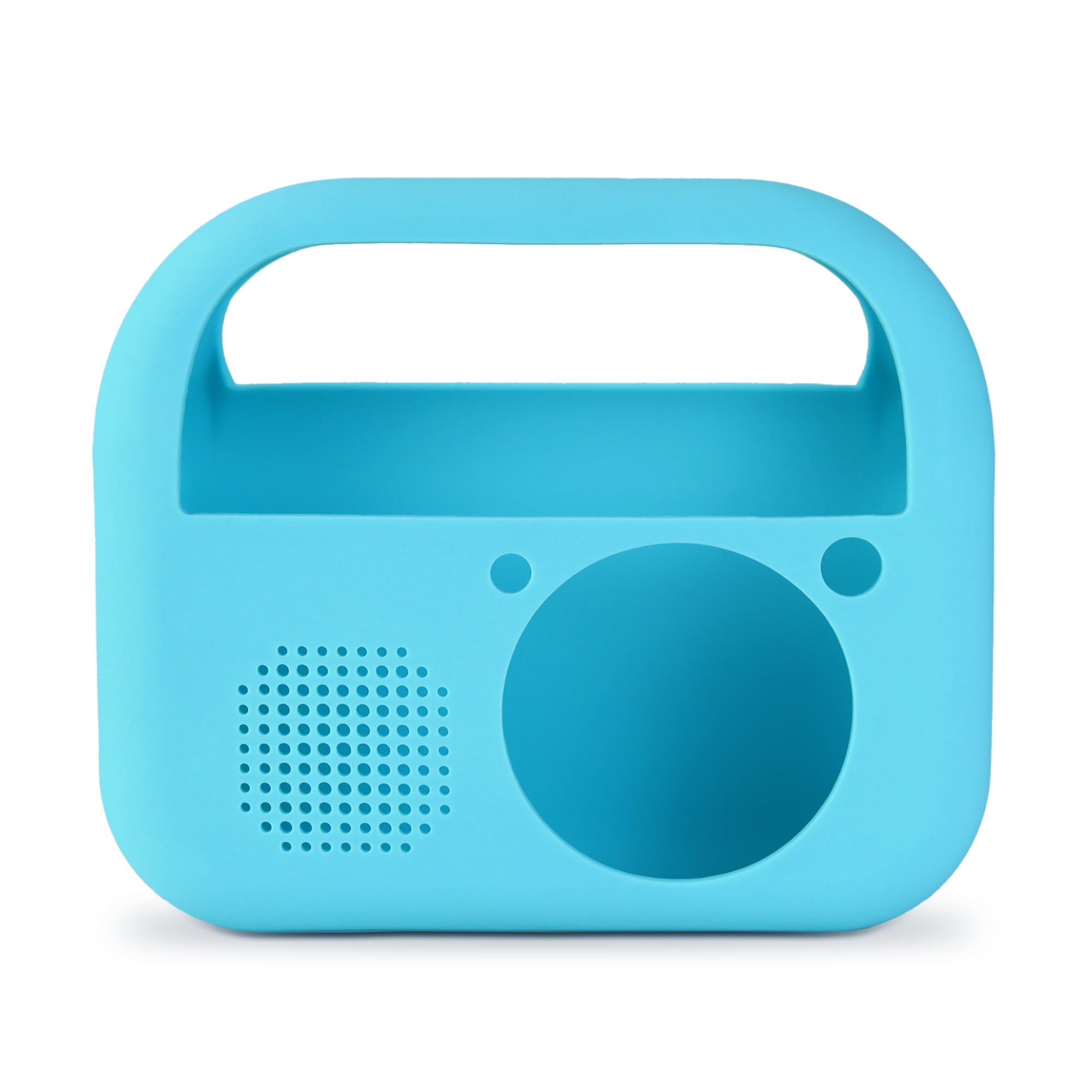 Funda Compatible con VTech Reproductor Musical, Concha de Silicona Compatible con VTech Reproductor Musical Radio Infantil con Bluetooth, Azul