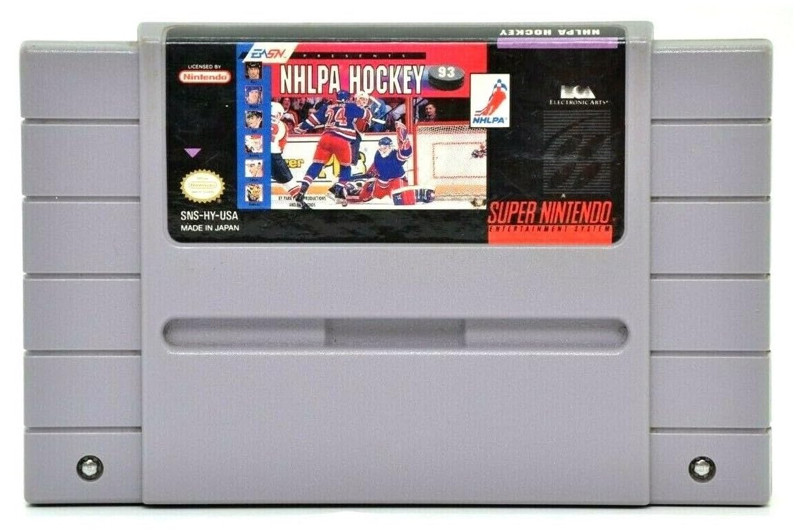 希少 SNES Nintendo NHLPA HOCKEY 93 北米版 SFC 任天堂 ソフト 動作確認済み Amazon.com: NHLPA Hockey 93 - Nintendo Super NES (Renewed)