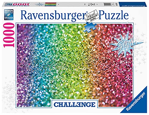 Ravensburger Challenge Puzzle 16745 - Glitzer - 1000 Teile Puzzle für Erwachsene und Kinder ab 14 Jahren