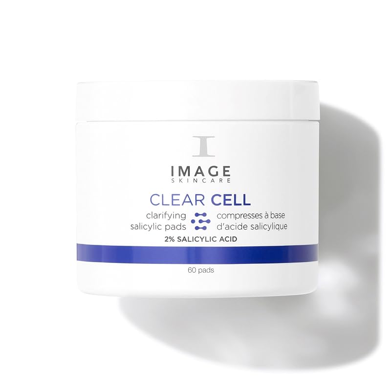 IMAGE Skincare CLEAR CELL Discos Esfoliantes com Ácido Salicílico, 60 unidades