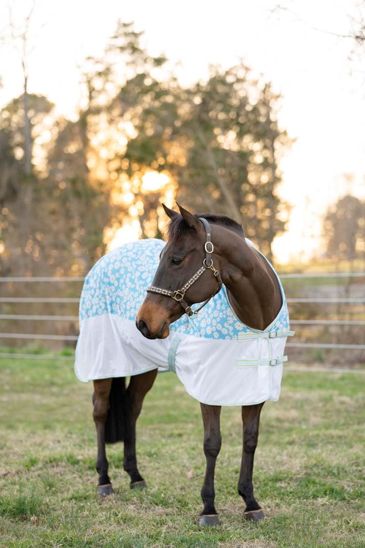 Tuffrider Comfy Plus Daisy Print Fly Sheet -78