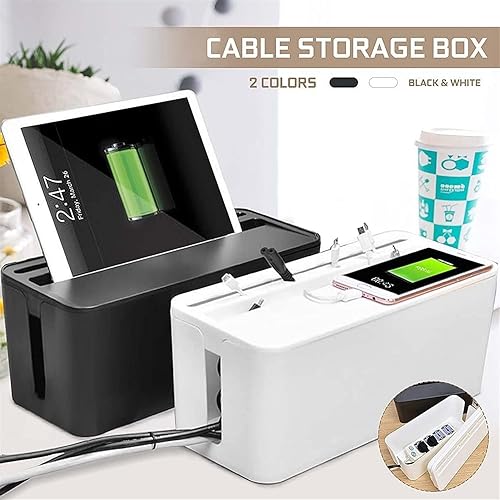 Miniatura 2 de HXR Caja de gestión de cables, caja de gestión de cables, tablero de fuente de alimentación y caja de almacenamiento de plástico, caja de