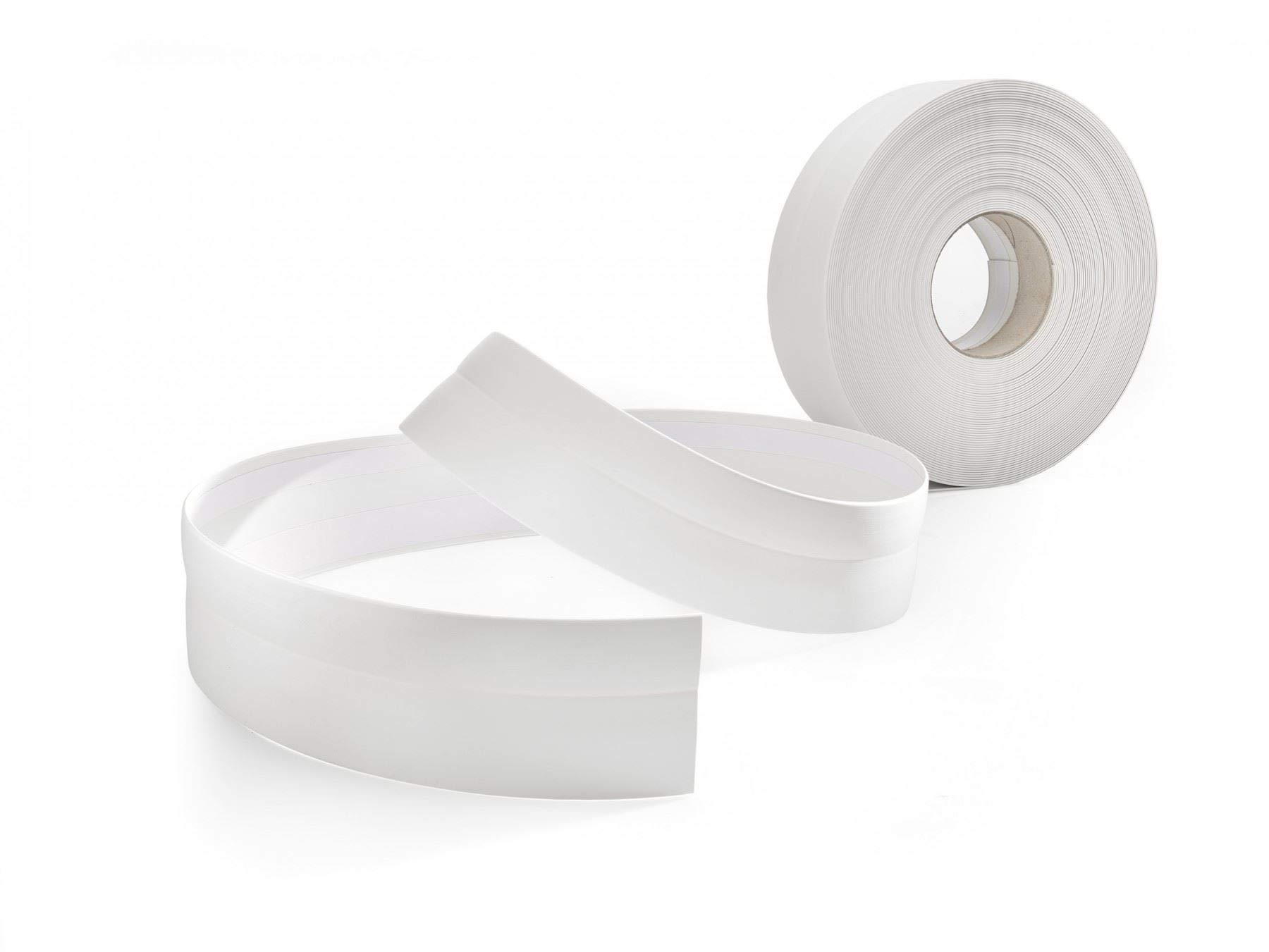 Proper Tools Flexible coved PVC skirting Board Strip Floor wall Joint - 5m - White