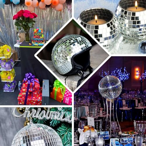 Premium 35" x 10 Yards Silver Metallic Foil Mirror Fabric for Glamorous Events and Decor 6 Premium 35" x 10 Yards Silver Metallic Foil Mirror Fabric for Glamorous Events and Decor - Image 5