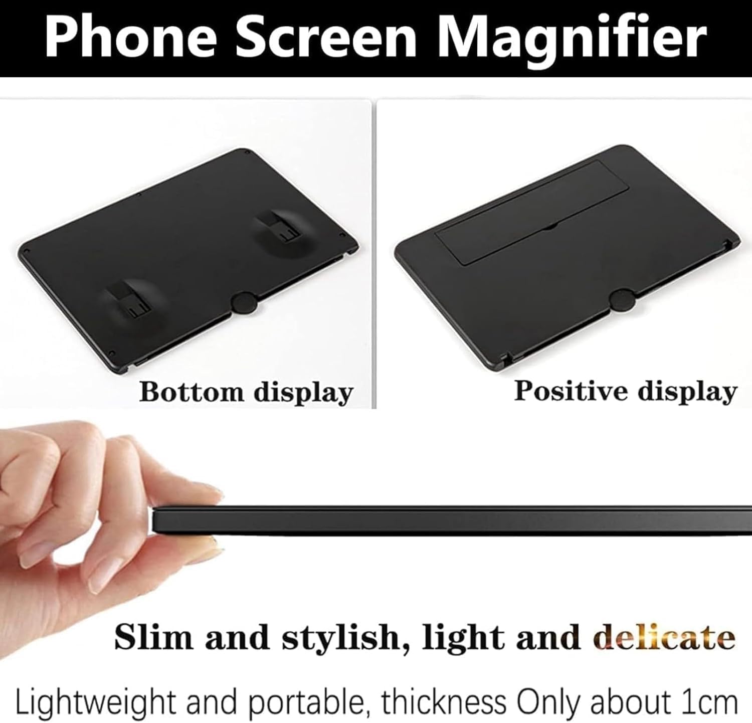 Handy Bildschirmlupe 18 Zoll, HD Handy Bildschirmvergrößerung, Anti-blaulicht, Bildschirmlupe für männer Geschenke,perfekt zum ansehen von filmen,Videos