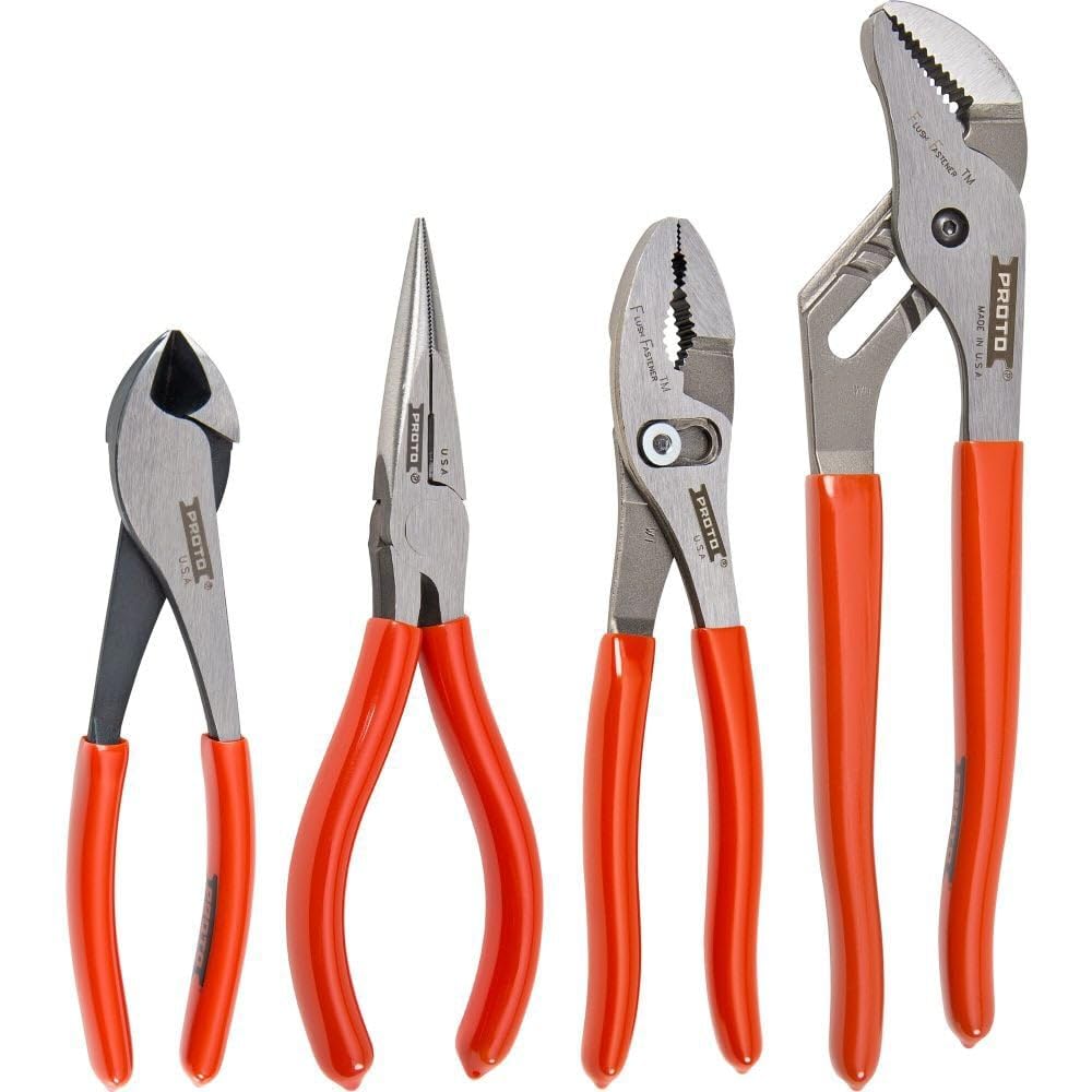 Stanley Proto J200XLS Xl Series Cutting Pliers Set, 4-Piece
